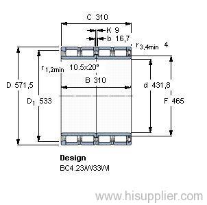 BC4-8037/HA1VA907 bearing