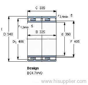 NNUD 6072 MA/P64 bearing