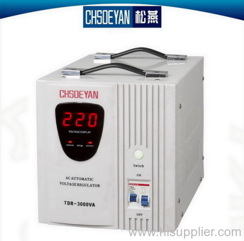 TDR single phase voltage stabilizer 3000VA