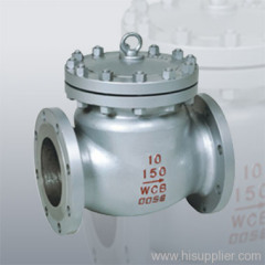 Cast steel swing check valve