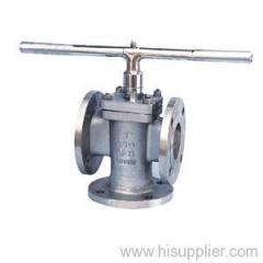 4 way plug valve