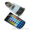 5W RGB led lamp,E27 with REMOTE,RGB-Fernbedienung