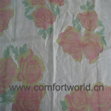 Etched-out Door Curtain Fabric