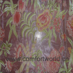 Etched-out Curtain Fabric