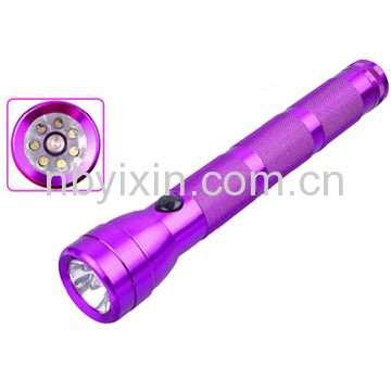 7+1 LEDs Aluminum Torch