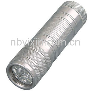 9 LEDs Aluminum Torch