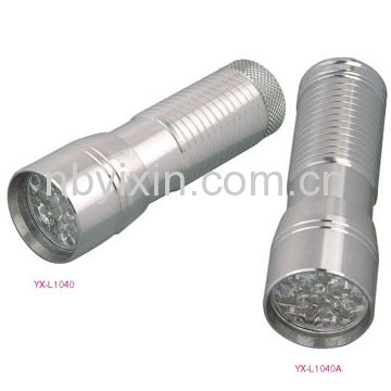 14 LEDs Aluminum Torch