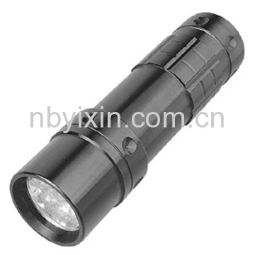 9 LEDs Aluminum Torch