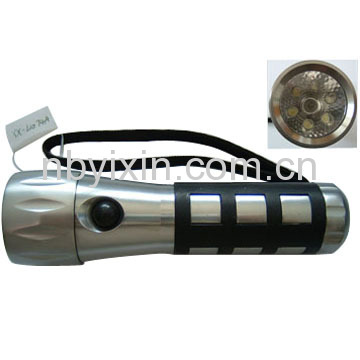 6+1 Aluminum Tri- Light LED Torch