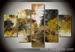 Abstract oil painting