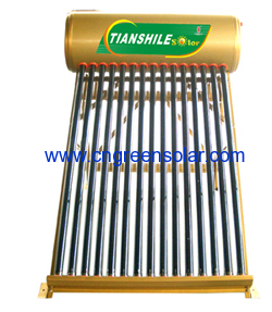 non pressurized integrated solar heater