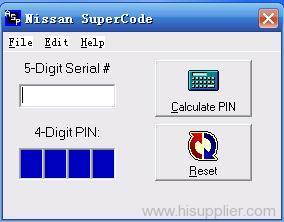 NISSAN Super Code Calculator