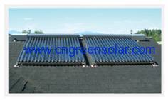 pressurized heat pipe solar collector module