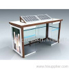 Solar bus shelter