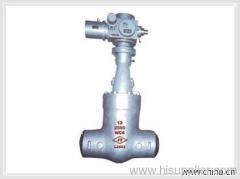 carbon steel high pressure butt welded gate valve