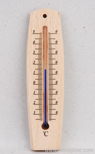 Wooden thermometer