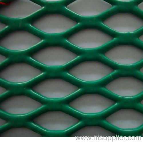 PVC coated expanded metal mesh for fence