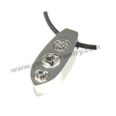 Stainless Steel Cubic Zirconia Pendant / Stainless Steel Jewelry