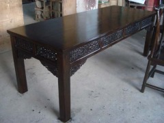 Antique carved dining table