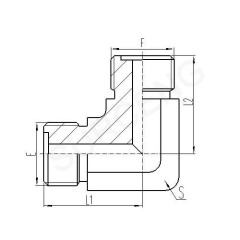 ELBOW METRIC MALE O-RING