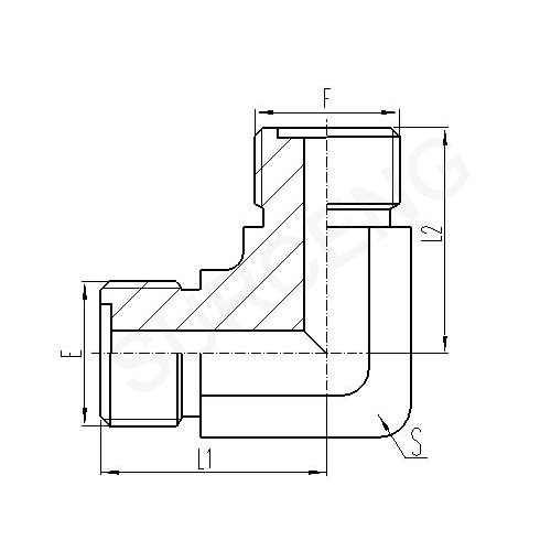 ELBOW METRIC MALE O-RING