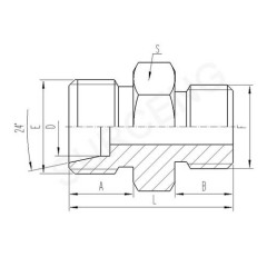 stainless steel bulkhead adapter