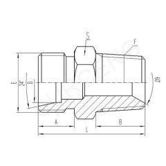 aluminum bulkhead adapter