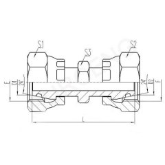 STRAIGHT TUBE ADAPTERS WITH SWIVEL NUT