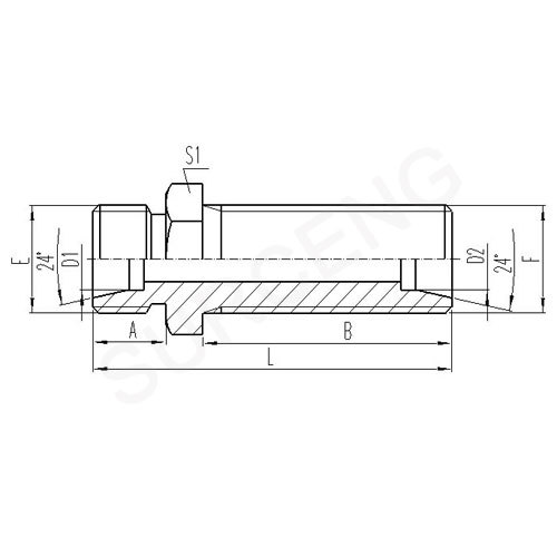 steel elbow adapter