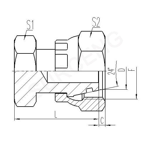 steel 90 elbow adapter