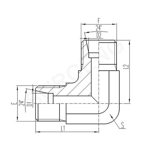 steel branch tee adapter