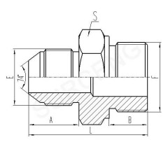 METRIC MALE L-SERIES ISO 6149-3