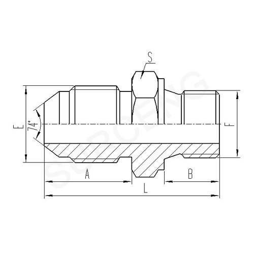 cross hose adapter