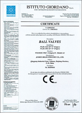 CE Certificate