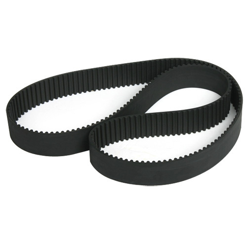 Arc tooth rubber timing belt