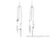 alloy and crystal earring