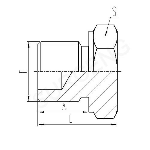 aluminum reduced adaptor