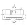 BSP MALE DOUBLE USE FOR 60 SEAT OR BONDED SEAL