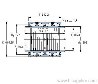 BT4B 334072 BG/HA1VA901 bearing