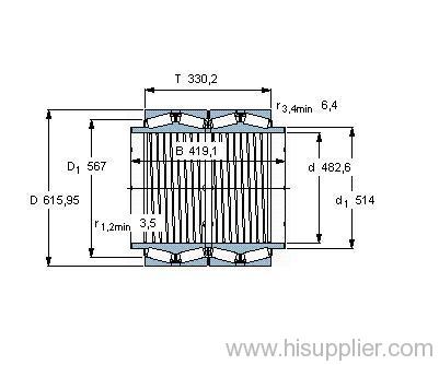 BT4B 331626 AG/HA1 bearing