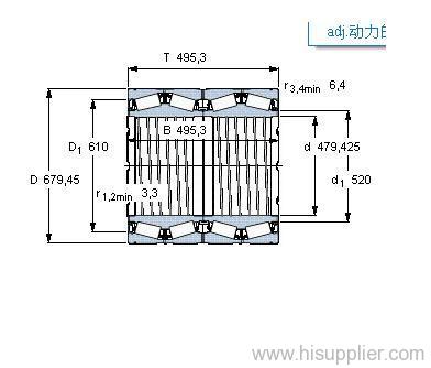 BT4B 334116 BG/HA1VA901 bearing