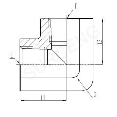 brass banjo adaptor