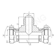 steel hydraulic adaptor