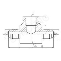 stainless steel hydraulic adaptor