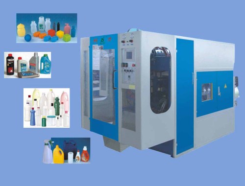 extruding blow molding machine