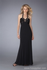 black evening gown