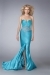 blue evening dresses