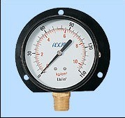 Steel black case pressure gauges