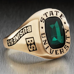 Fashion Class or school ring with custom deisgns or names