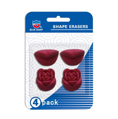Lip Eraser and Rose Eraser